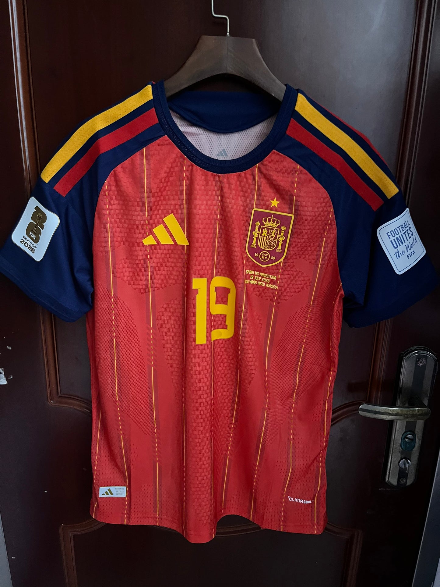 Spain National Team Final Authentic Jersey