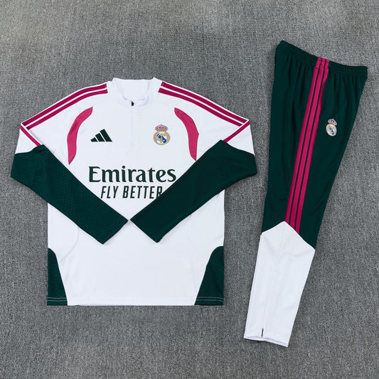 Real Madrid Trainingsanzug Set (Halb Zipper)