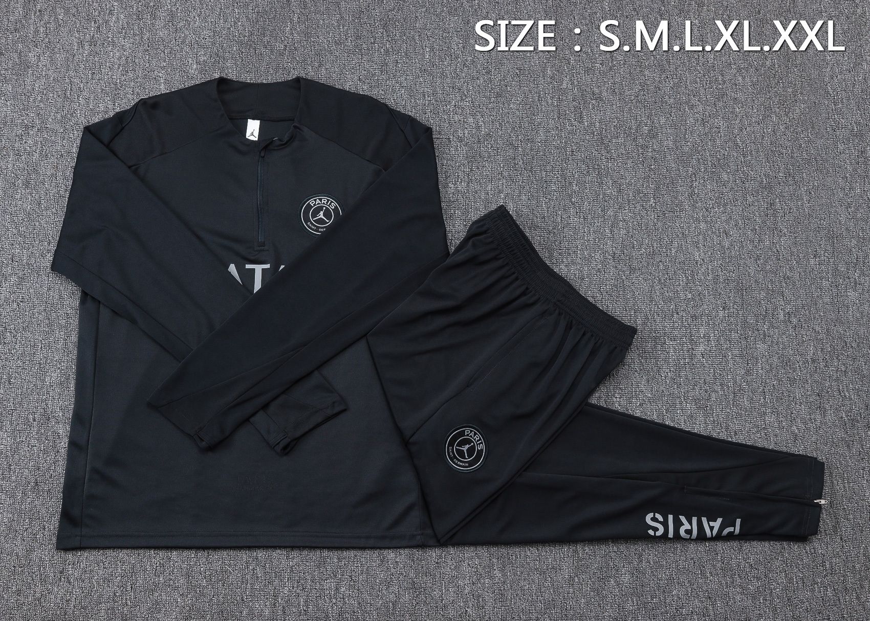 PSG Trainingsanzug Set (Halb Zipper)
