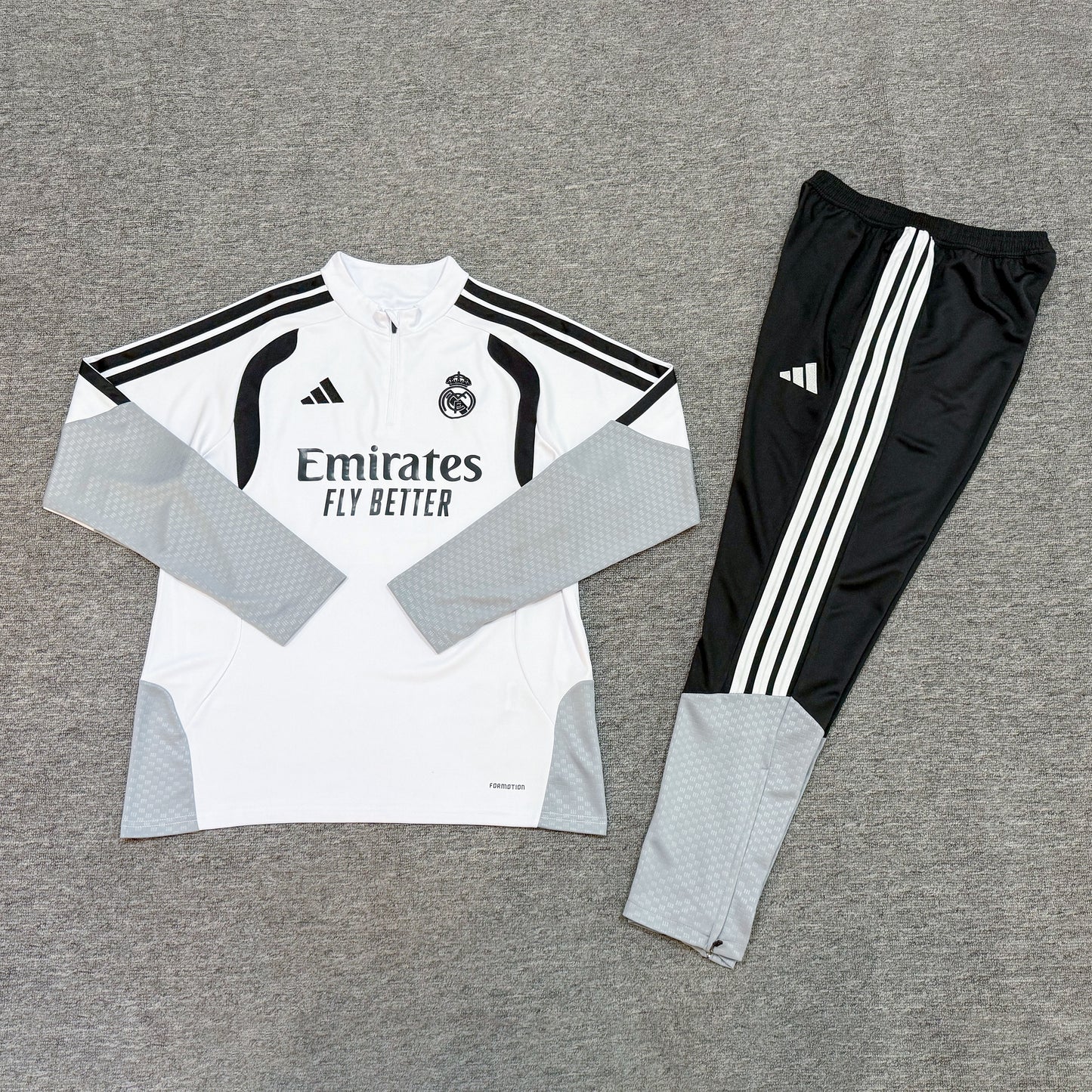 Real Madrid Training Suit Set (Half-Zip)