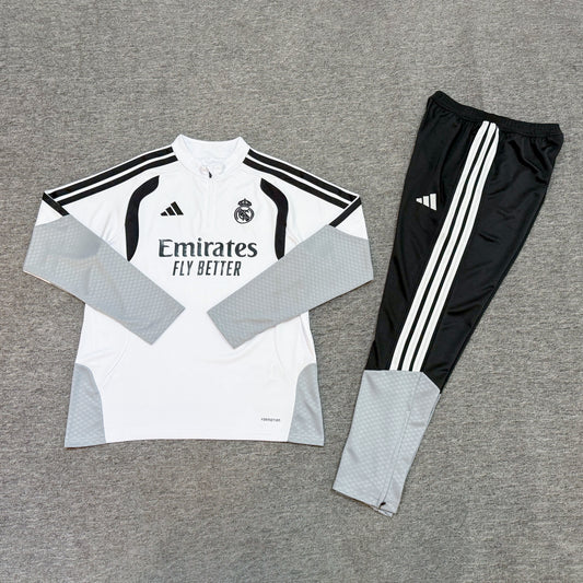 Real Madrid Training Suit Set (Half-Zip)