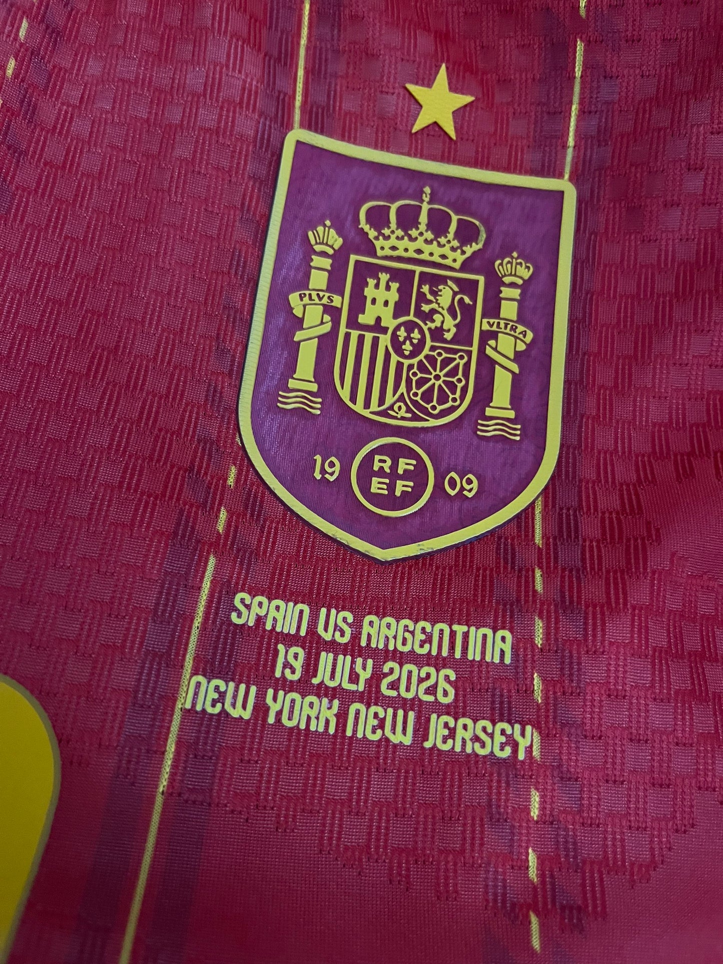 Spain National Team Final Authentic Jersey