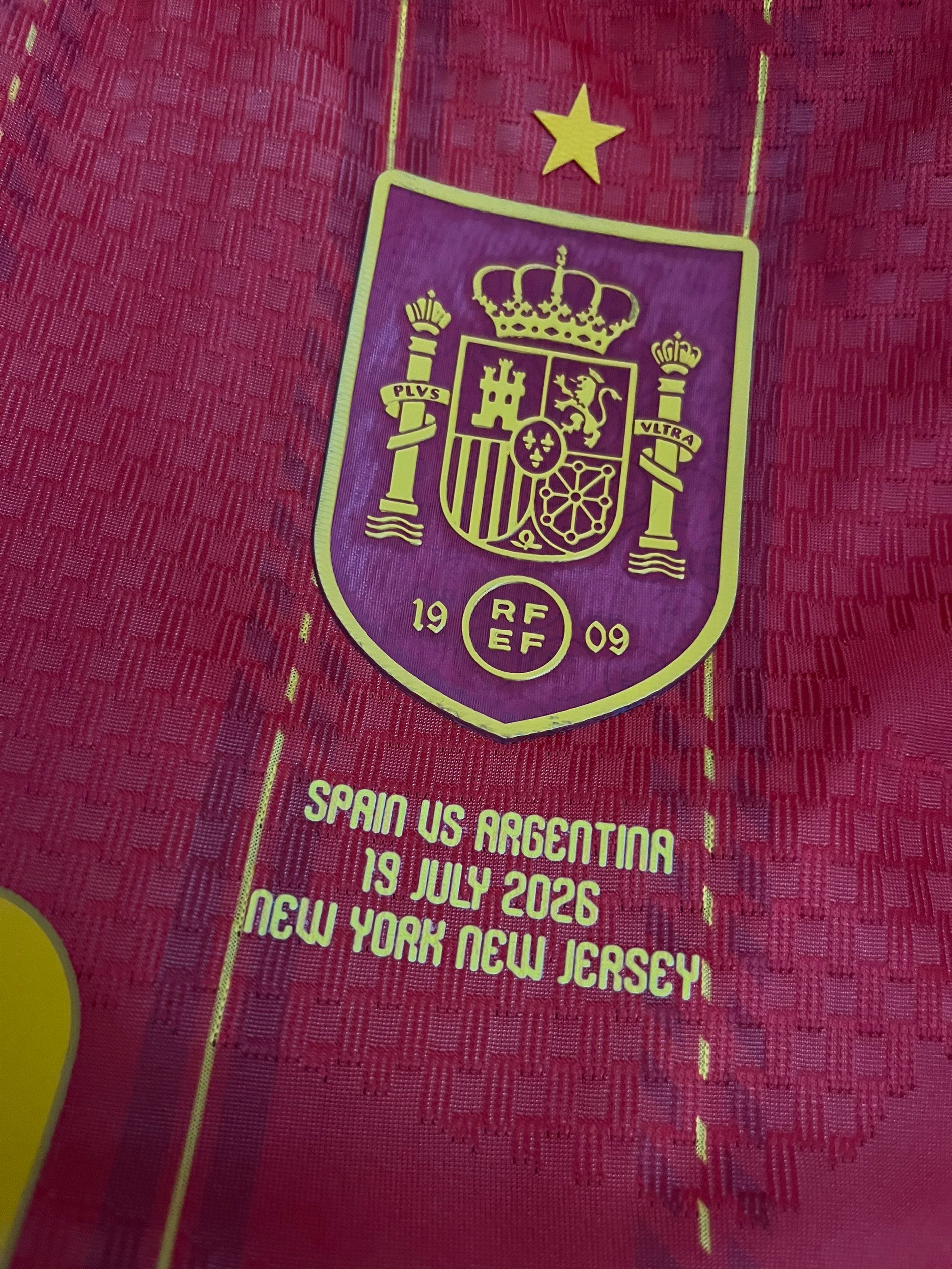 Spanien Natio Final Authentic Trikot
