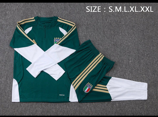 Italy Tracksuit Set (Half-Zip)