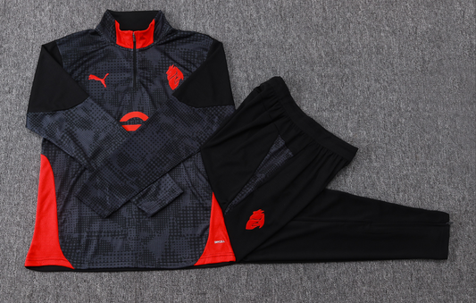 AC Milan Training Suit Set (Half-Zip)