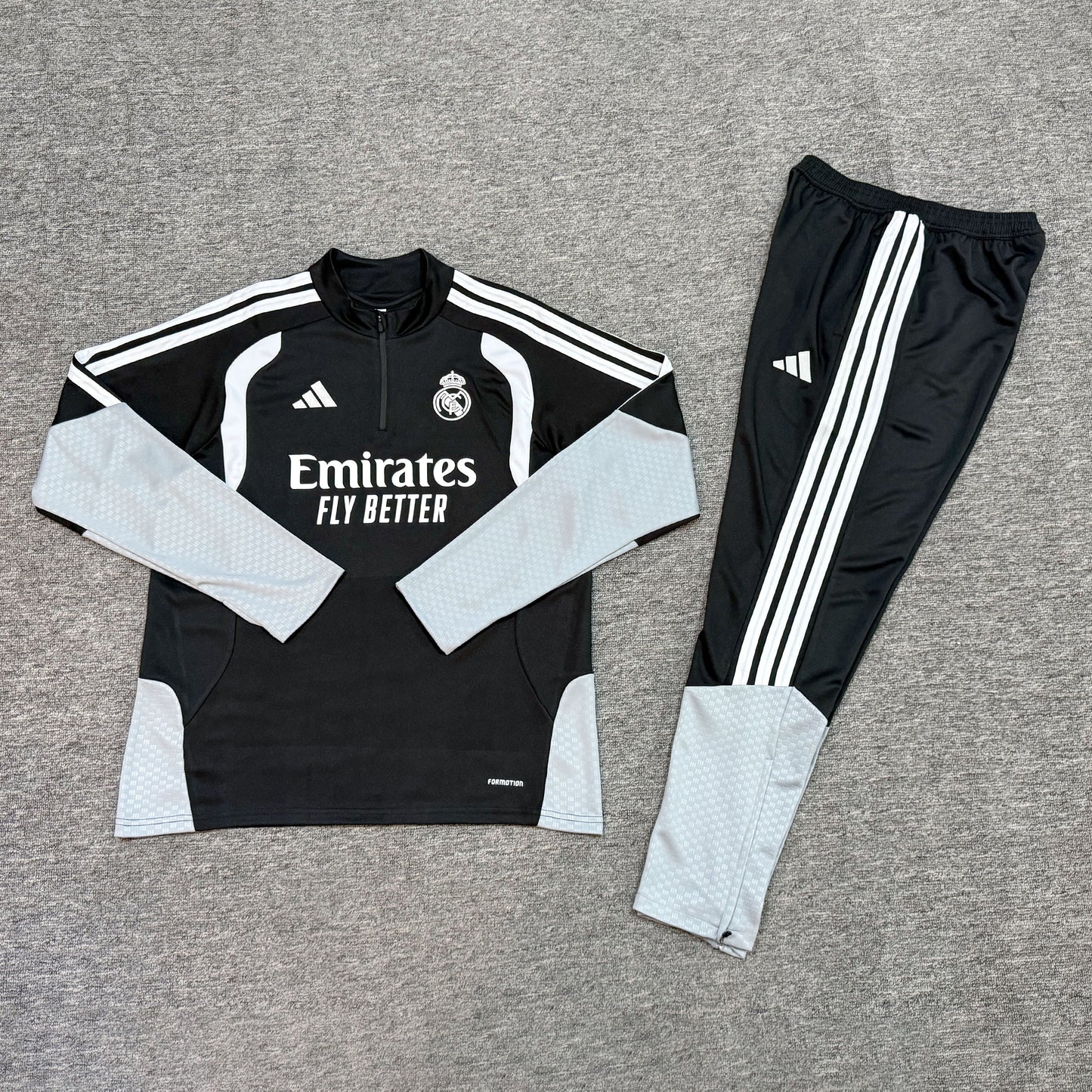 Real Madrid Training Suit Set (Half-Zip)